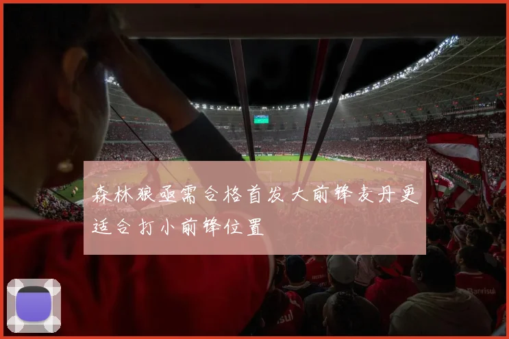 森林狼亟需合格首发大前锋麦丹更适合打小前锋位置